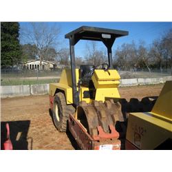 DYNAPAC CA121PD VIBRATORY ROLLER, S/N 60311002 (05 YR) 54" PADFOOT DRUM, CANOPY, METER READING 899 H