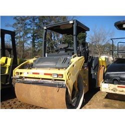 2006 BOMAG BW190AD TANDEM ROLLER, S/N 101920261023, 78" DRUMS, VIBRATORY, CANOPY, METER READING 1,84