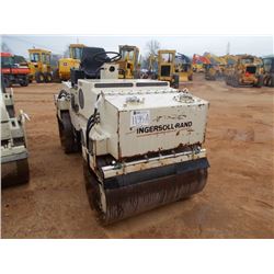 INGERSOLL-RAND DD24 TANDEM ROLLER, S/N 148227, METER READING 1,640 HRS