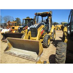 CAT 420E 4X4 LOADER BACKHOE, S/N HLS05506 (08 YR) GP BUCKET, 24" HOE BUCKET, CANOPY, METER READING 7