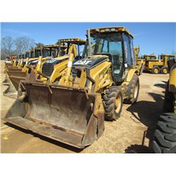 CAT 420D 4X4 LOADER BACKHOE, S/N FDP00808, (01 YR) EXTENDAHOE, MP BUCKET, FORKS, 24" HOE BUCKET, ECA
