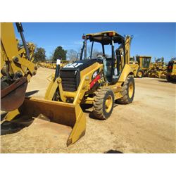 CAT 416E 4X4 LOADER BACKHOE, S/N SHA03542, (08 YR) GP BUCKET, 24" HOE BUCKET, CANOPY, METER READING 