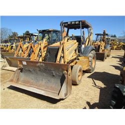 CASE 580 SUPER L LOADER BACKHOE, S/N JJG0270368, MP BUCKET, CANOPY, METER READING 4,055 HRS