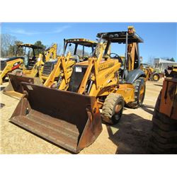CASE 580 SUPER L 4X4 LOADER BACKHOE, S/N 190970, MP BUCKET, 24" HOE BUCKET, CANOPY, METER READING 6,