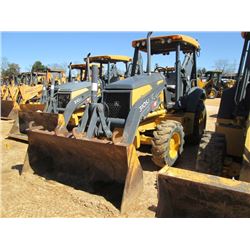 JOHN DEERE 310SJ 4X4 LOADER BACKHOE, S/N 145003, (07 YR) GP BUCKET, CANOPY, METER READING 2,696 HRS