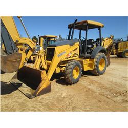JOHN DEERE 310SG 4X4 LOADER BACKHOE, S/N 952721, (06 YR) GP BUCKET, CANOPY, METER READING 4,406 HRS