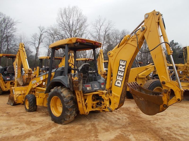 JOHN DEERE 310G 4X4 LOADER BACKHOE, S/N 927579, MP BUCKET, 24" HOE