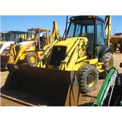 JCB 215E 4X4 LOADER BACKHOE, S/N 464234, MP BUCKET, 42" HOE BUCKET, ECAB W/AIR, METER READING 4,438 