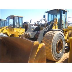 JOHN DEERE 744J WHEEL LOADER, S/N 614364, GP BUCKET W/TEETH, AUX HYD, ECAB W/AIR, 26.5R25 TIRES, MET