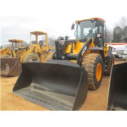 JCB 426ZX WHEEL LOADER, S/N 789807, GP BUCKET, ECAB W/AIR, 20.5-25 TIRES, METER READING 4,846 HRS