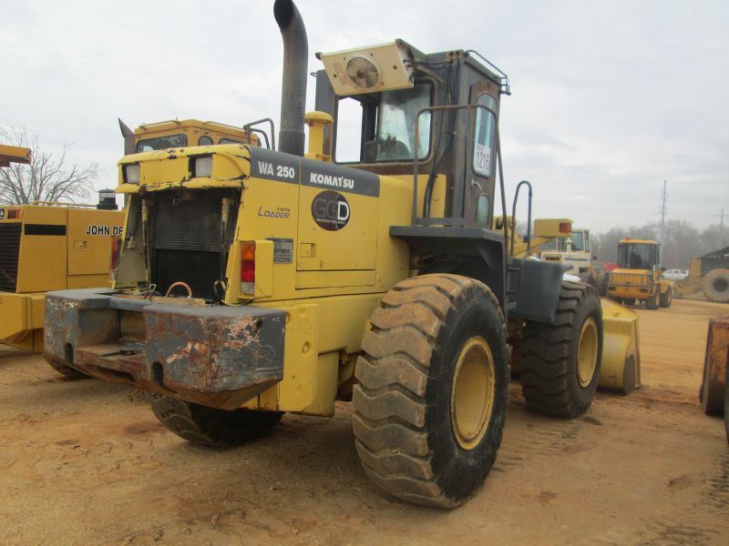 KOMATSU WA2503L WHEEL LOADER, S/N A70289, GP BUCKET, ECAB W/AIR, 20.5