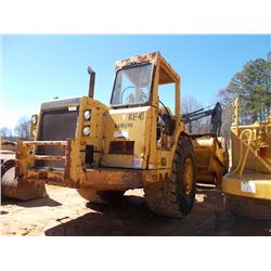 CAT 621E MOTOR SCRAPER, S/N 6AB01296, CANOPY, 33.25-29 TIRES, METER READING 15,017 HRS