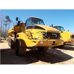 CAT 740 ARTICULATED DUMP, S/N B1P01018,(06 YR) ECAB W/AIR, 6X6, TAILGATE, METER READING 8,700 HRS
