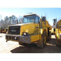 KOMATSU HM350-1 ARTICULATED DUMP, S/N 1038, (03 YR) ECAB W/AIR, 26.5-25 TIRES, METER READING 9,295 H