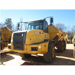 JOHN DEERE 300D ARTICULATED DUMP, S/N 610272,(07 YR) ECAB W/AIR, 23.5R25 TIRES, METER READING 7,064 