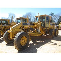 CAT 140H MOTOR GRADER, S/N 2ZK04343 (99 YR) 14' MOLDBOARD W/TIP CONTROL, SCARIFIER, ECAB W/AIR, 14.0