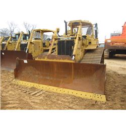 CAT D6H LGP CRAWLER TRACTOR, S/N 2TG04069, STRAIGHT BLADE W /HYD TILT, DIFF STEER, CANOPY W/REAR SCR