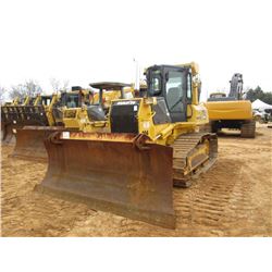 KOMATSU D61EX-15E0 CRAWLER TRACTOR, S/N B45215, 6 WAY BLADE, ECAB W/AIR, METER READING 4,514 HRS