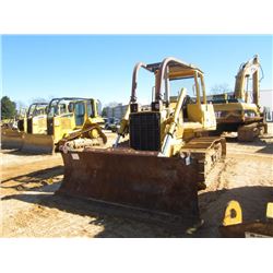JOHN DEERE 750C CRAWLER TRACTOR, S/N 815843, 6 WAY BLADE, CANOPY, SWEEPS, REAR SCREEN (COUNTY OWNED)