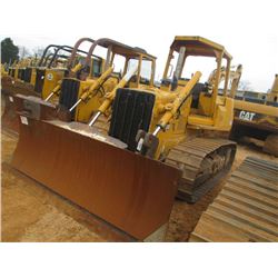 JOHN DEERE 750C CRAWLER TRACTOR, S/N 824015, 6 WAY BLADE, CANOPY, METER READING 3,762 HRS