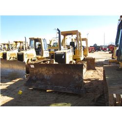 CAT D5C SERIES II CRAWLER TRACTOR, S/N 5HS00338, 6 WAY BLADE, CANOPY, METER READING 7,139 HRS