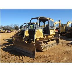 JOHN DEERE 650J LGP CRAWLER TRACTOR, S/N 112438, 6 WAY BLADE, REAR RIPPER, CANOPY, SWEEPS, SIDE & RE