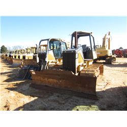 JOHN DEERE 650J LGP CRAWLER TRACTOR, S/N 127703, 6 WAY BLADE, CANOPY, METER READING 5,593 HRS