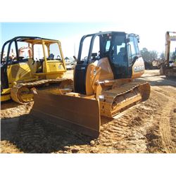 CASE 650L CRAWLER TRACTOR, S/N NCDC60006 (10 YR) 6 WAY BLADE, ECAB W/AIR, SWEEPS, METER READING 333 