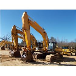 HITACHI ZX330LC HYDRAULIC EXCAVATOR, S/N 035890, 10'6" STICK, 60" BUCKET, ECAB W/AIR, METER READING 