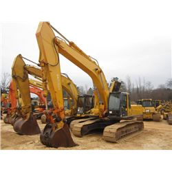 HITACHI ZX330 LC HYDRAULIC EXCAVATOR, S/N 030630, 13'3" STICK, 42" BUCKET, ECAB W/AIR