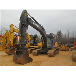 VOLVO EC290BLC HYDRAULIC EXCAVATOR, S/N 80862, 8' 6" STICK, 48" BUCKET, PLUMBED, ECAB W/AIR, METER R