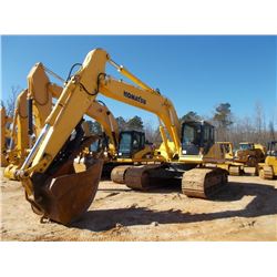 KOMATSU PC270LC-7L HYDRAULIC EXCAVATOR, S/N A86365, (06 YR) 10' STICK, 50" BUCKET, THUMB, ECAB W/AIR