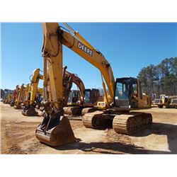 JOHN DEERE 160C LC HYDRAULIC EXCAVATOR, S/N 045513, (06 YR) 10'-2" STICK, 42" BUCKET, THUMB, 36" BUC