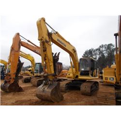 KOMATSU PC160LC-7KA HYDRAULIC EXCAVATOR, S/N K41179, (06 YR) 8' 7" STICK, 42" BUCKET, THUMB, ECAB W/