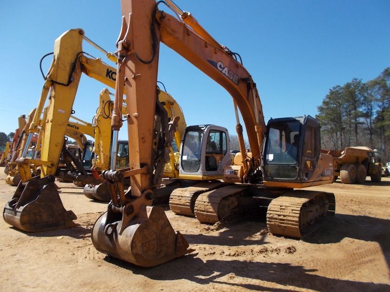 CASE CX160 HYDRAULIC EXCAVATOR, S/N 716647, (03 YR) 10'2" STICK, 42