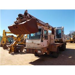 GRADALL G3W T/A WHEELED EXCAVATOR, S/N G83W036, 8 CYL DIESEL ENG, 60" BUCKET, 9.00R20 REAR TIRES, 10