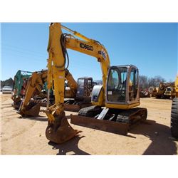 KOBELCO SK70SR-1E HYDRAULIC EXCAVATOR, S/N YT04-09407 (07 YR) 6' 11" STICK, 18" BUCKET, ECAB W/AIR, 