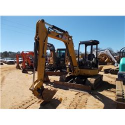 CAT 304 HYDRAULIC EXCAVATOR, S/N NAD04066, 5'6" STICK, 14" BUCKET, CANOPY, METER READING 2,869 HRS