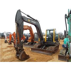 VOLVO ECR88 MINI EXCAVATOR, S/N 10730, (06 YR) 6'-11" STICK, 24" BUCKET, AUX HYD, BACKFILL BLADE, CA