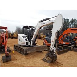 BOBCAT 435G MINI HYDRAULIC EXCAVTOR, S/N 562811364, 5' 7" STICK, BUCKET, QUICK COUPLER, AUX HYD, CAN
