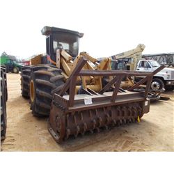 HYDRO AX 570 FELLER BUNCHER, S/N 7942, MULCHING HEAD, ECAB W/AIR, 67X34.00-25 TIRES, METER READING 8