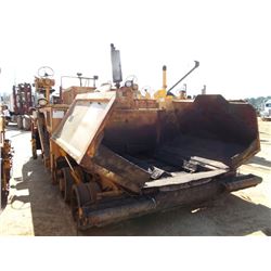 BLAW KNOX PF 172.1 ASPHALT PAVER, S/N 17207-07, 4 CYL DIESEL ENG, METER READING 1,875 HRS