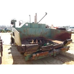 BARBER GREENE BG260 ASPHALT PAVER, S/N BG260X713, 14' SCREED, DIESEL ENG, METER READING 3,903 HRS (C