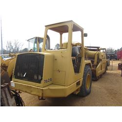 JOHN DEERE 762B ELEVATING SCRAPER, S/N 743579, CANOPY, 20.5R25 TIRES