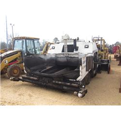 TEREX 452 RUBBER TIRE ASPHALT PAVER, S/N 60152, DIESEL ENG, STREATH 20' SCREED (FIRE DAMAGE - DOES R