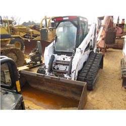 BOBCAT T320 SKID STEER LOADER, S/N A7MP12218, TRACK TYPE, BUCKET, ECAB (COUNTY OWNED)