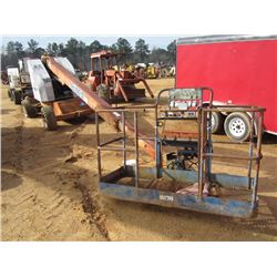 MARKLIFT RT42 TELESCOPIC MANLIFT, S/N 580MC631, 42' REACH, METER READING 581 HRS