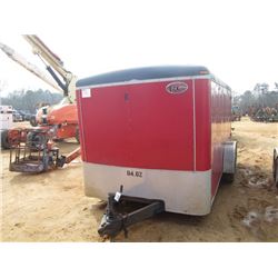 2007 ROYAL CARGO 7' X 16' T/A SERVICE TRAILER, S/N M015505, TANK MTD AIR COMPRESSOR, HONDA GAS ENG, 