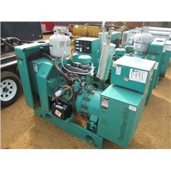 ONAN TECHSTAR 35G GENERATOR SET, S/N J890272855, LP GAS, METER READING 401 HRS