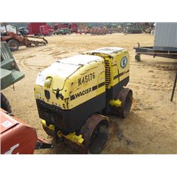WACKER RT TANDEM ROLLER, S/N 5491370, 32" DRUMS, VIBRATORY, SELF PROPELLED, METER READING 754 HRS (R